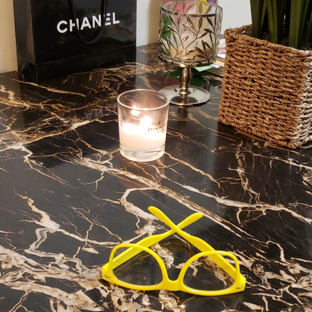 Yellow Retro Fashion Glasses